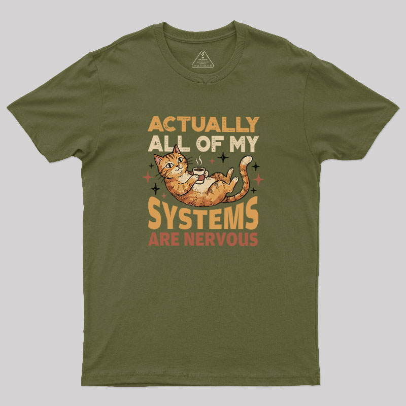 Nervous?Systems?Society Geek T-Shirt