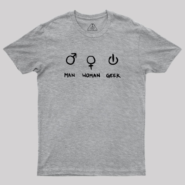 Man Woman Geek T-Shirt