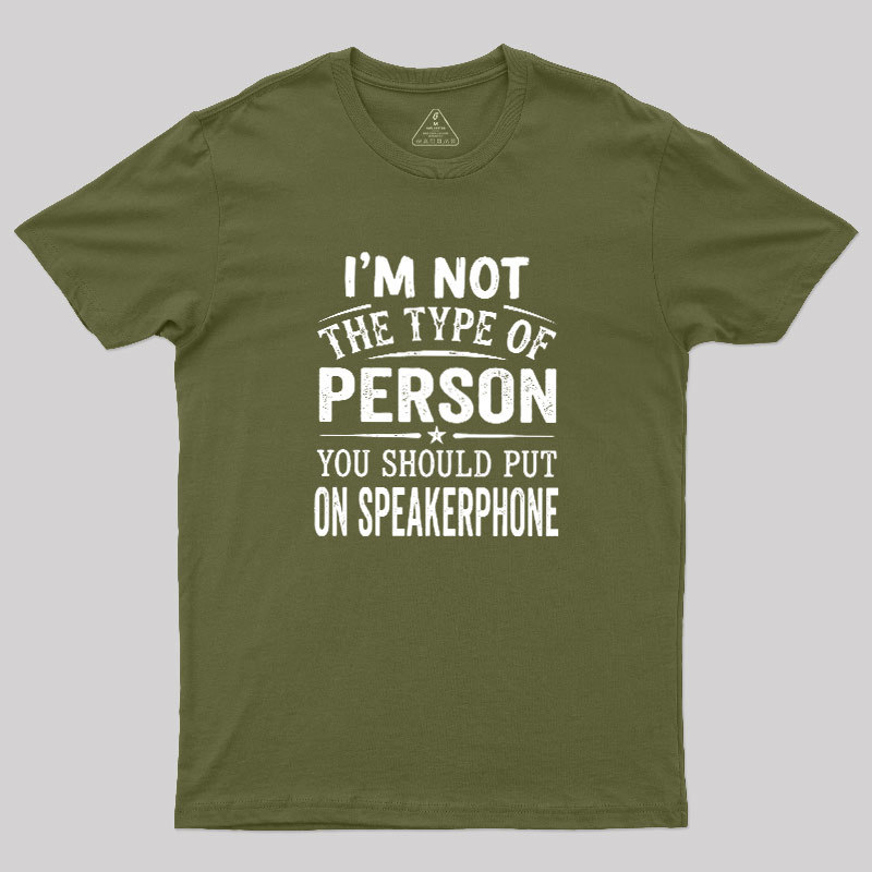 Off Speaker Geek T-Shirt
