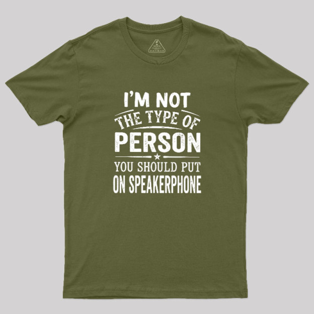 Off Speaker Geek T-Shirt