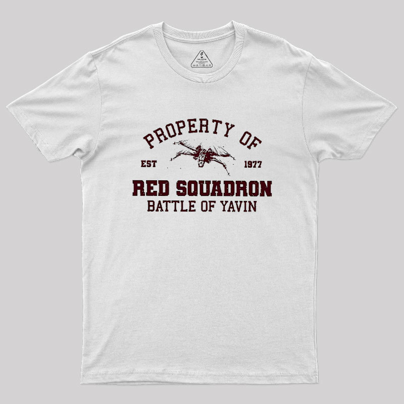 Property Of Red Squadron7 Geek T-Shirt