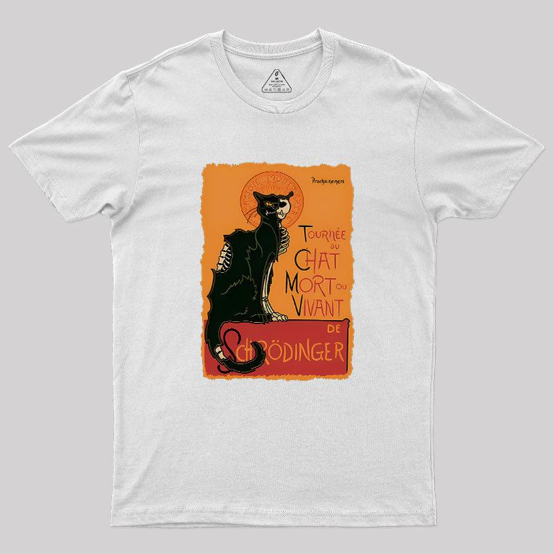 Le Chat Noir De Schr?dinger Geek T-Shirt