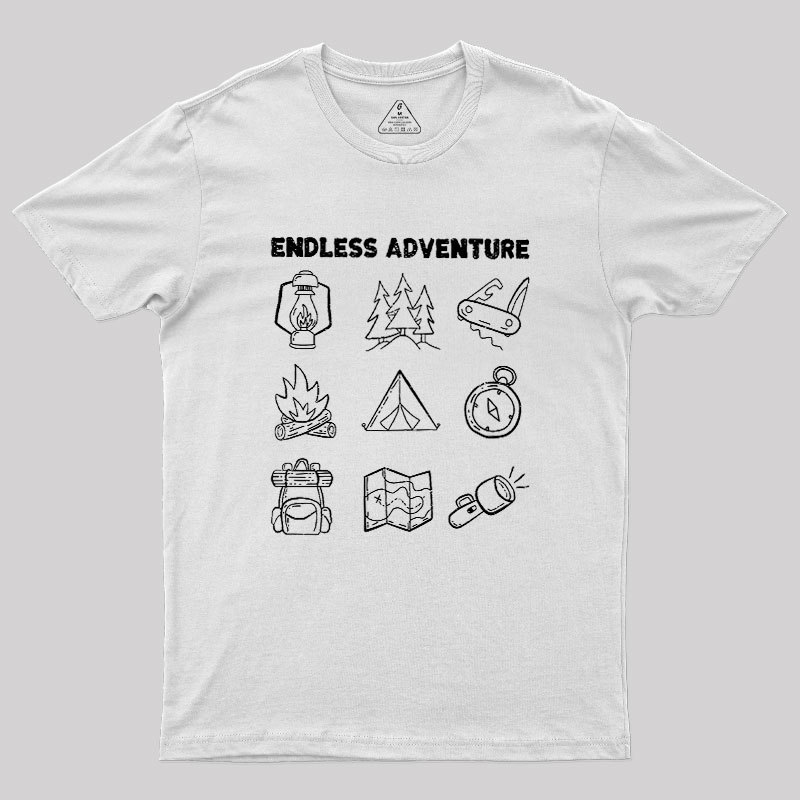 Endless Camping Adventure Geek T-Shirt