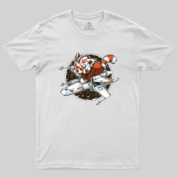 Red panda, Standing By Geek T-Shirt