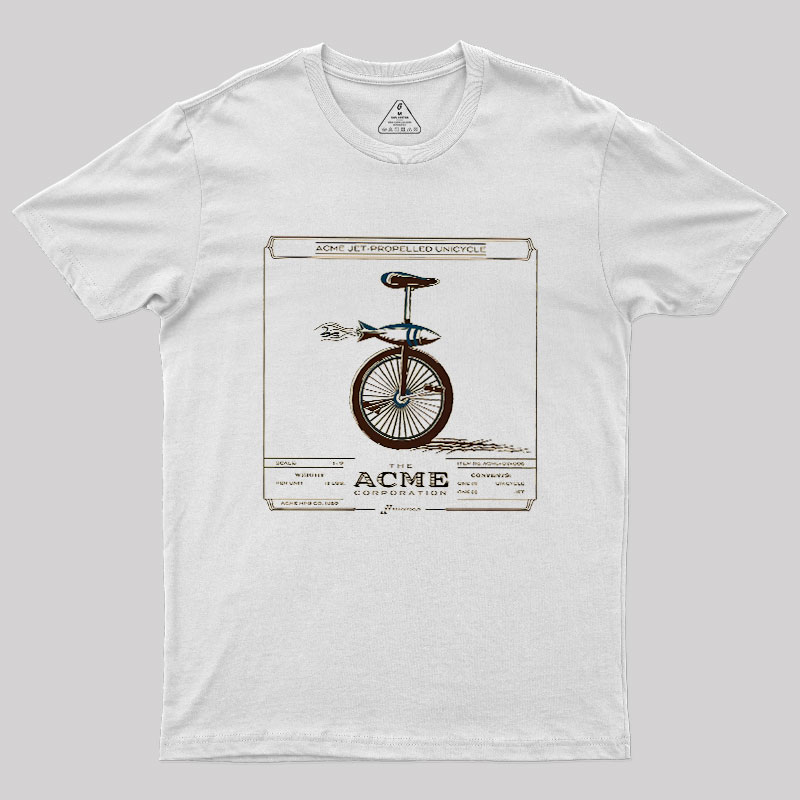 AACME Jet-Propelled Unicycle Geek T-Shirt