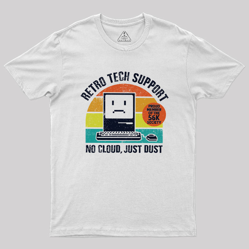 RETRO TECH SUPPORT Geek T-Shirt