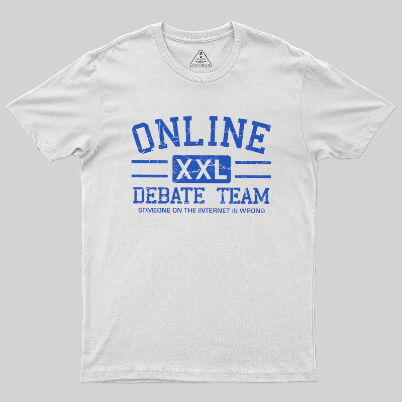 Online Debate Team Geek T-Shirt