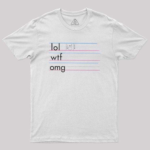 Practice Your Texting Geek T-Shirt