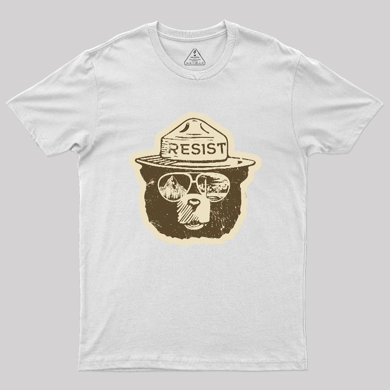 VINTAGE Alt National Park Service Resist Geek T-Shirt