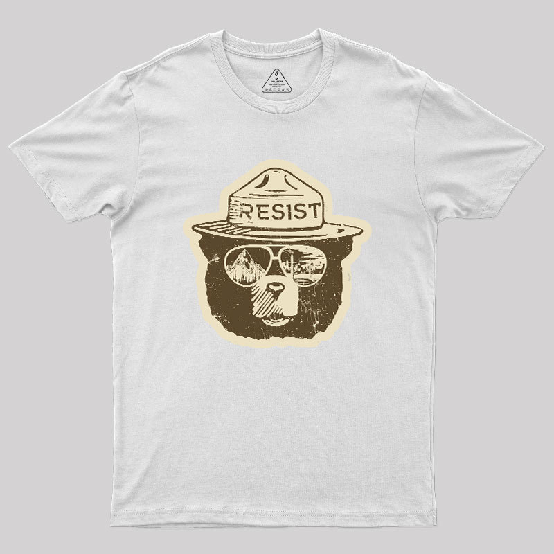 VINTAGE Alt National Park Service Resist Geek T-Shirt