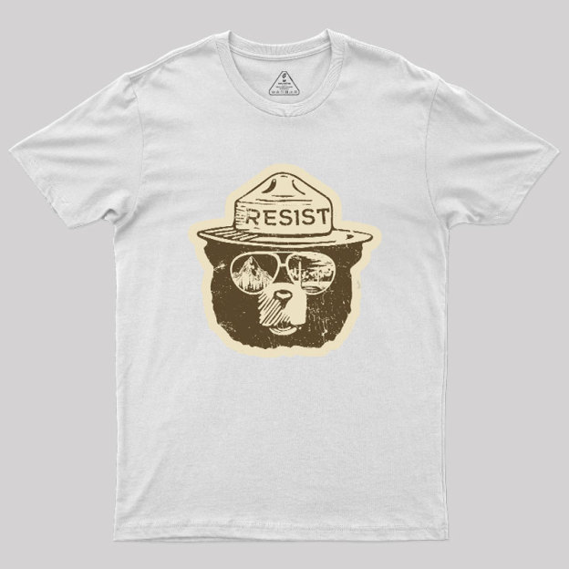 VINTAGE Alt National Park Service Resist Geek T-Shirt