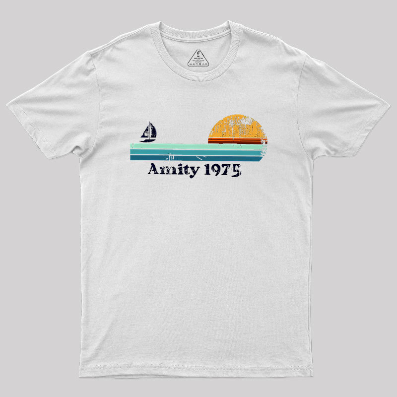 Sailboat Sunrise Summer Geek T-Shirt