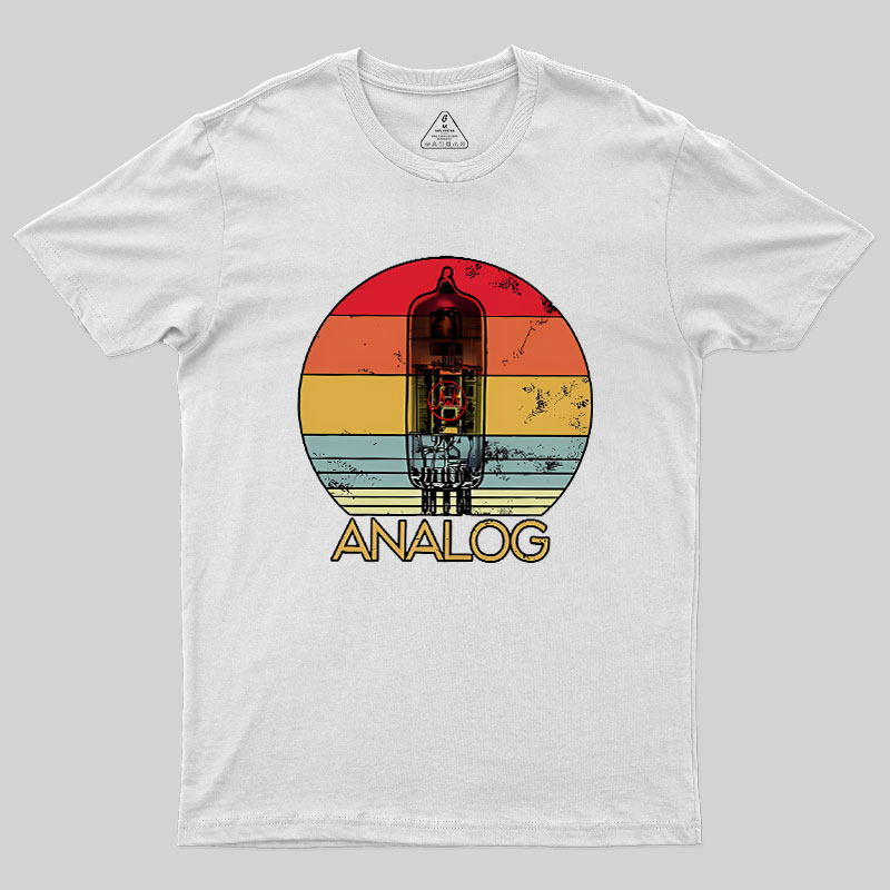 Vacuum Tube Analog Geek T-Shirt