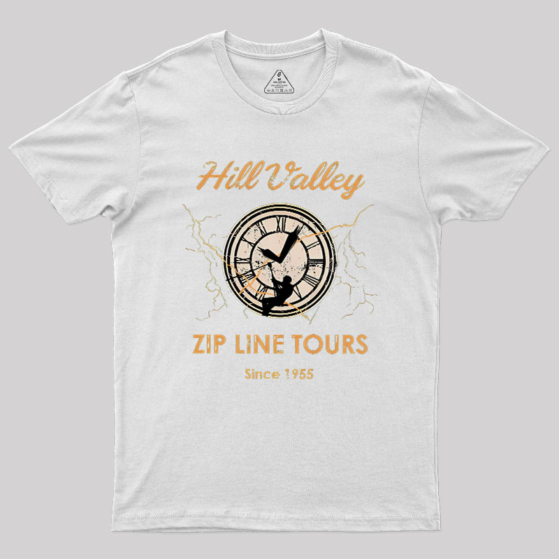 Hill Valley Zip Line Tours Geek T-Shirt