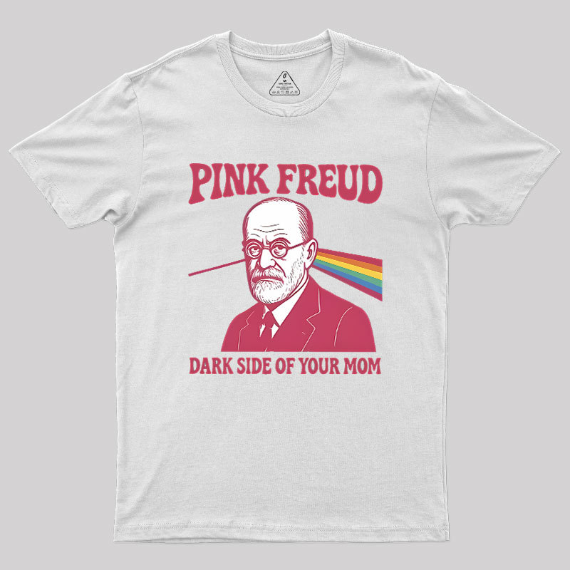Pink Freud Geek T-Shirt