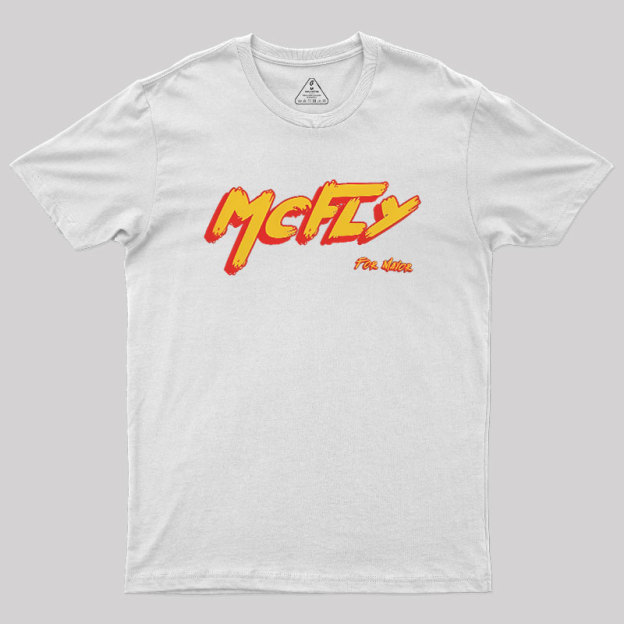 McFly For Mayor Geek T-Shirt