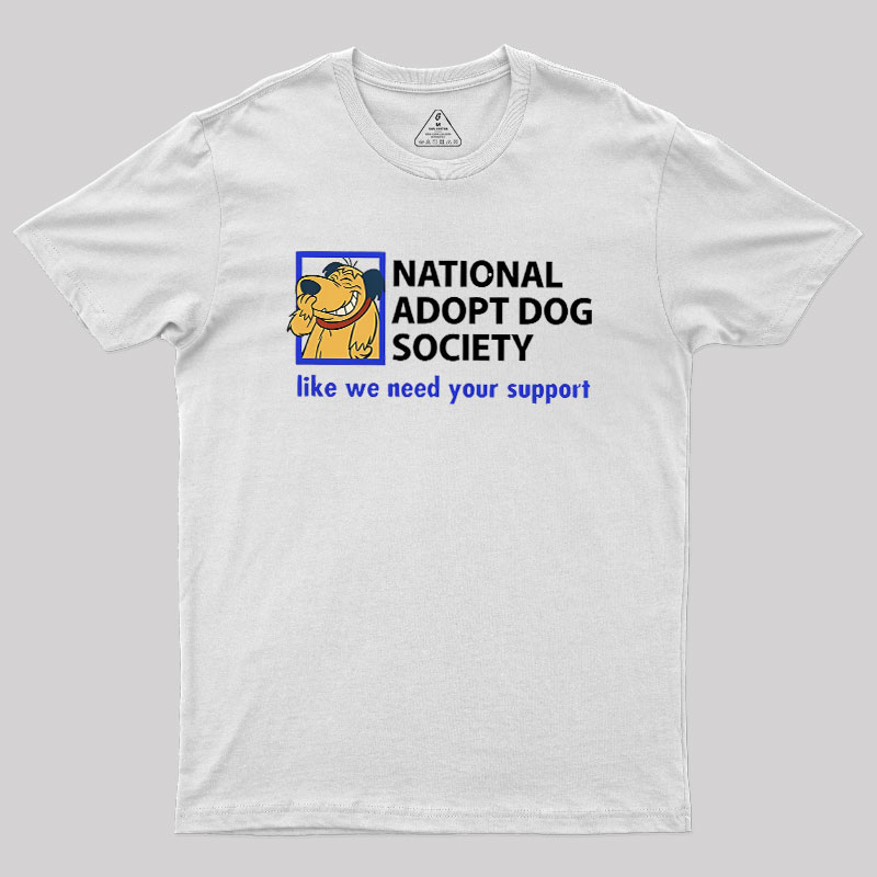 National Adopt Dog Society Geek T-Shirt