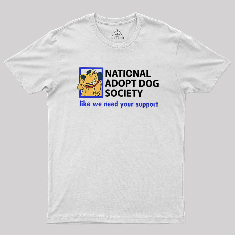 National Adopt Dog Society Geek T-Shirt