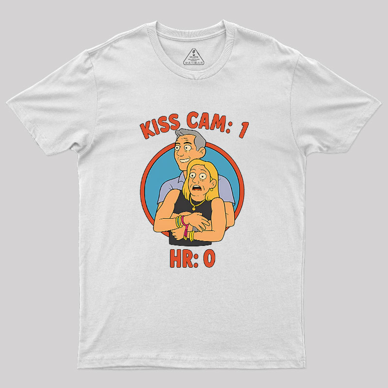 Caught On The Coldplay Kiss Cam Geek T-Shirt
