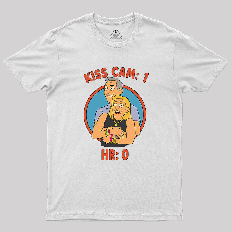 Caught On The Coldplay Kiss Cam Geek T-Shirt