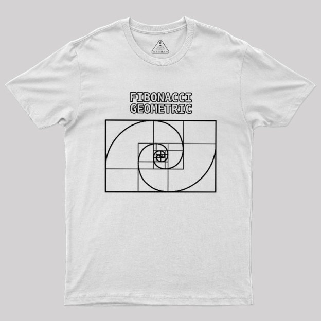 Fibonacci Geometric Geek T-Shirt