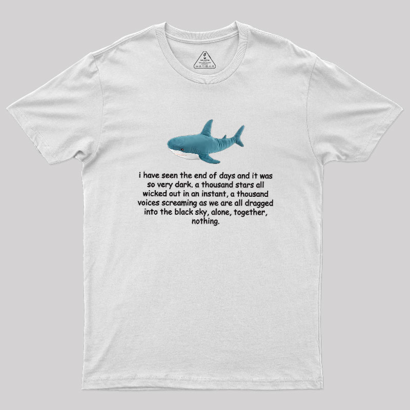 Shark Existentialism Geek T-Shirt