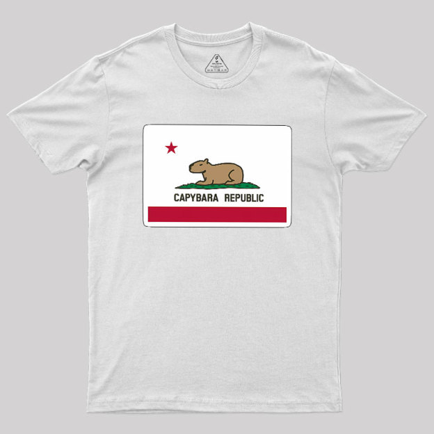 Capybara Flag Geek T-Shirt