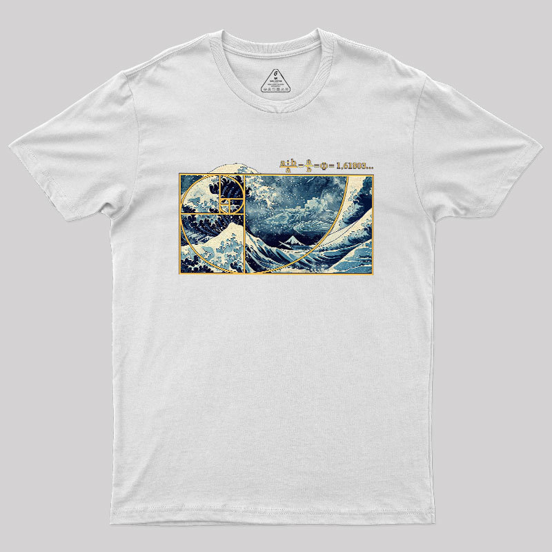 The Great Fibonacci Wave Science Geek T-Shirt