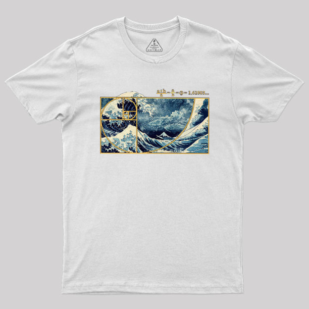 The Great Fibonacci Wave Science Geek T-Shirt