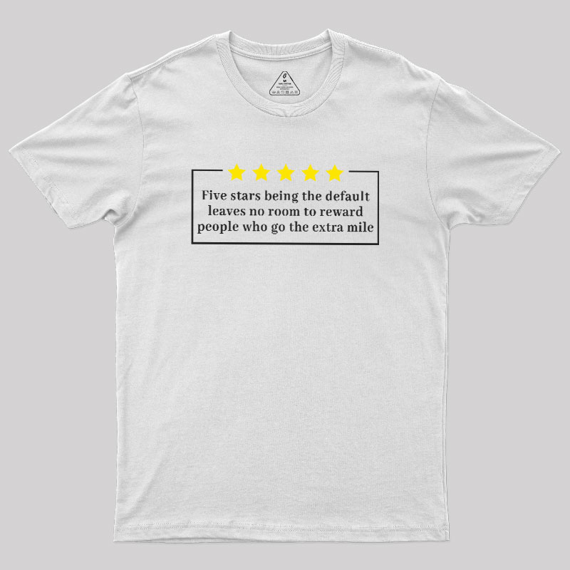 Five Stars Geek T-Shirt