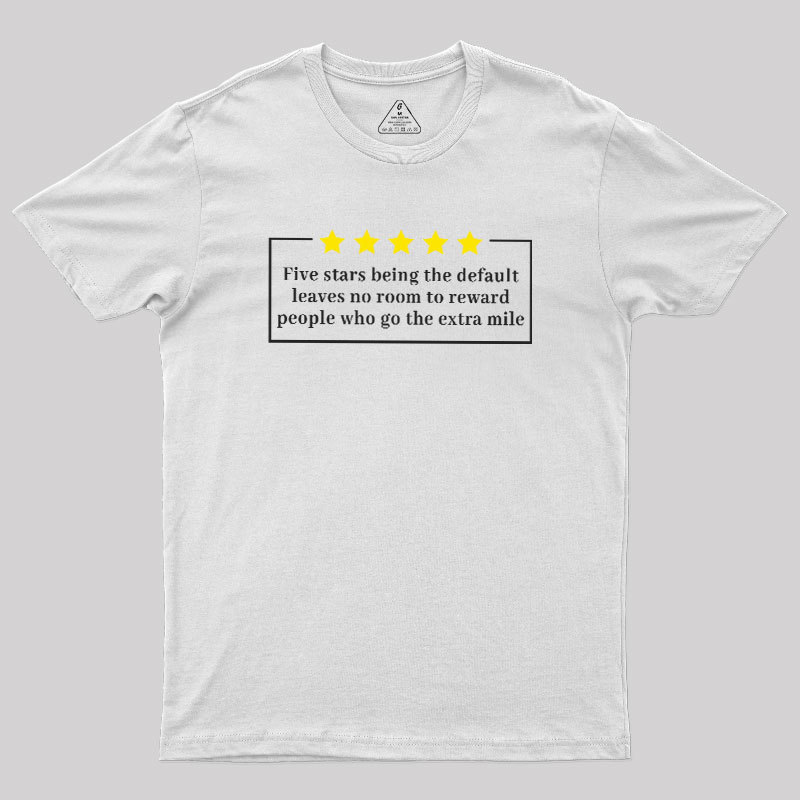 Five Stars Geek T-Shirt