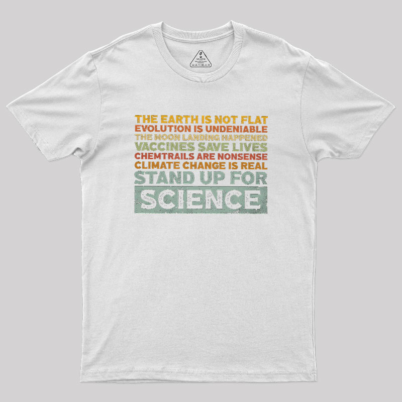 Stand Up For Science Geek T-Shirt