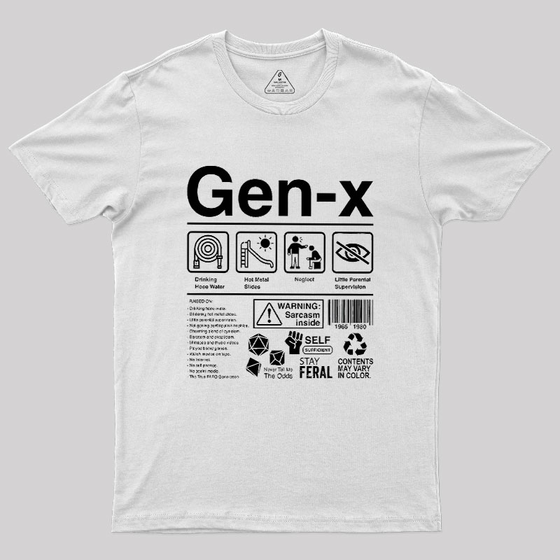 Gen X Label Geek T-Shirt