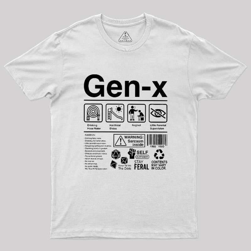 Gen X Label Geek T-Shirt