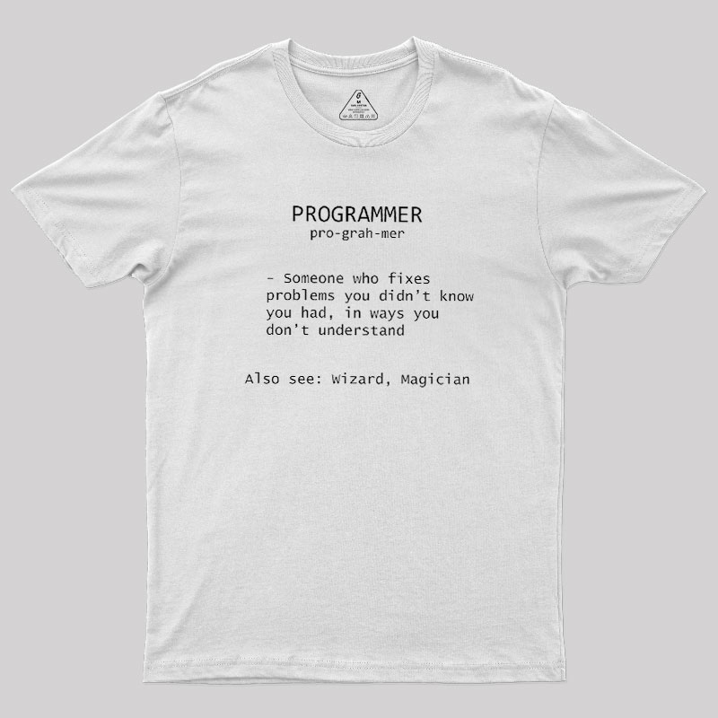 Programmer Definition Geek T-Shirt