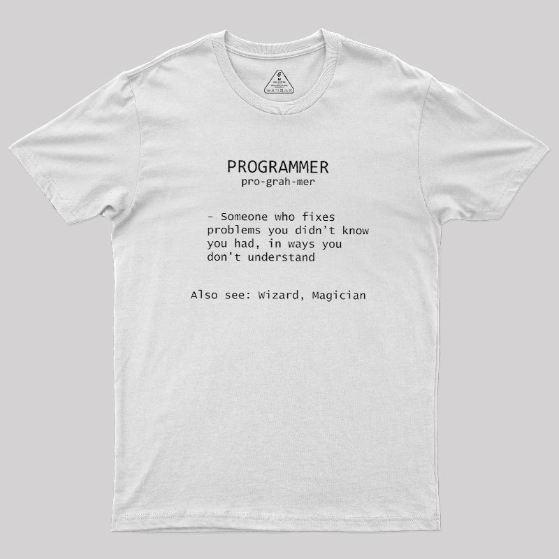 Programmer Definition Geek T-Shirt
