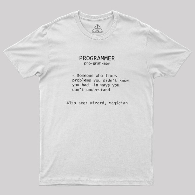 Programmer Definition Geek T-Shirt