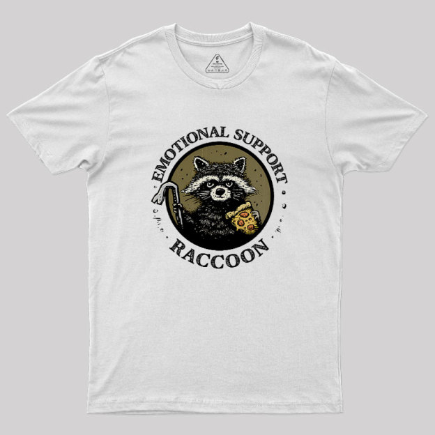 Emotional Support Raccoon Geek T-Shirt