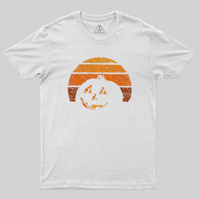 Pumpkin Silhouette Geek T-Shirt