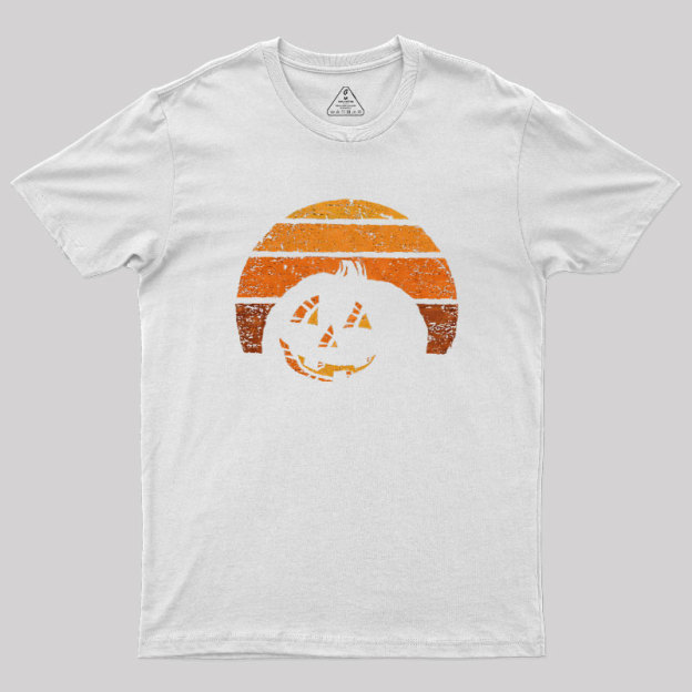 Pumpkin Silhouette Geek T-Shirt