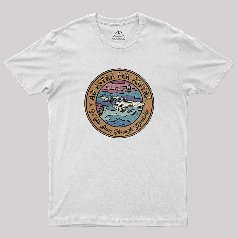 Ad Astra Per Aspera Geek T-Shirt