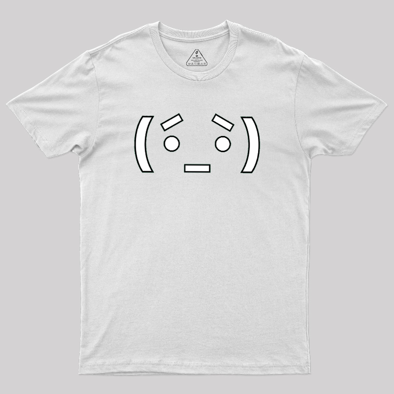 Nerdy Anime Emoticon Geek T-Shirt