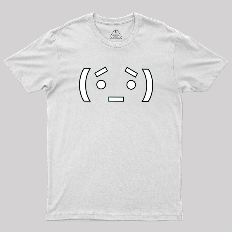 Nerdy Anime Emoticon Geek T-Shirt