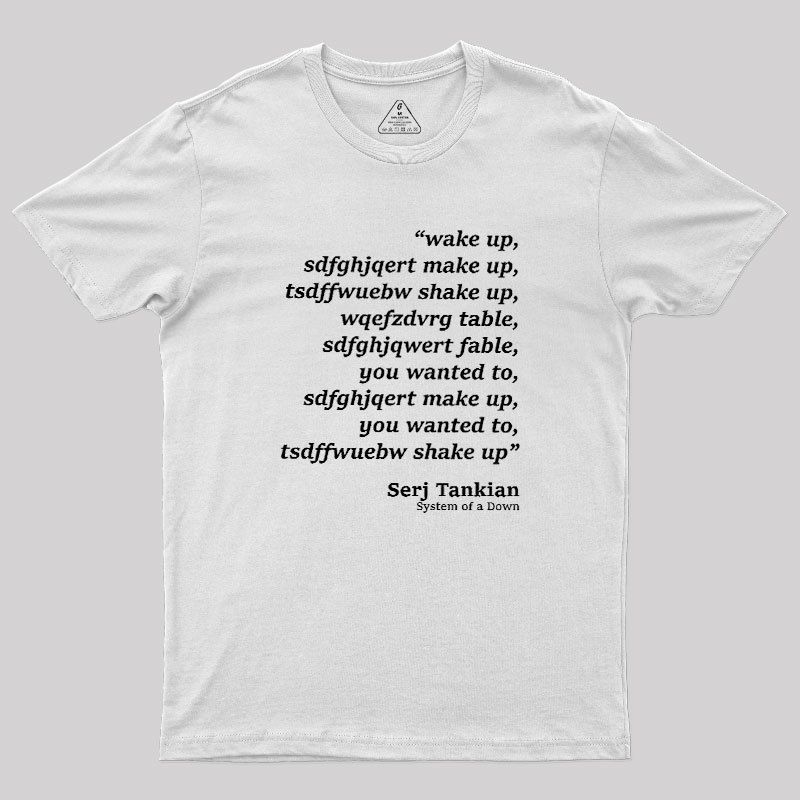 System of a Down Geek T-Shirt