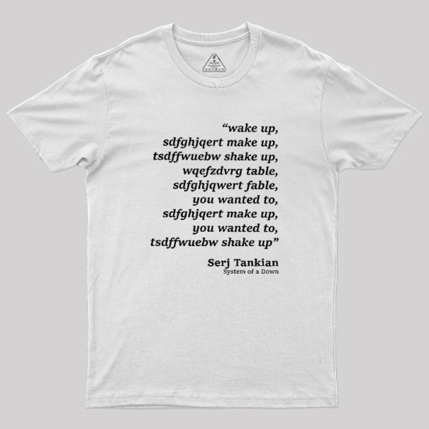 System of a Down Geek T-Shirt