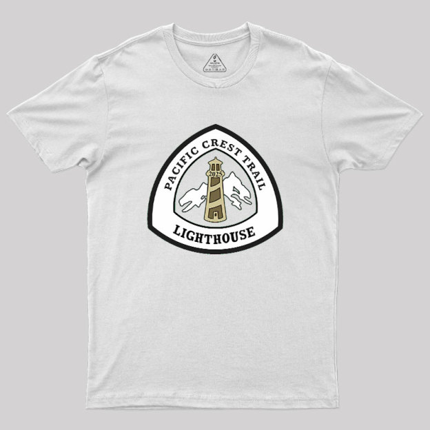 Lighthouse's 2025 PCT Trek Geek T-Shirt