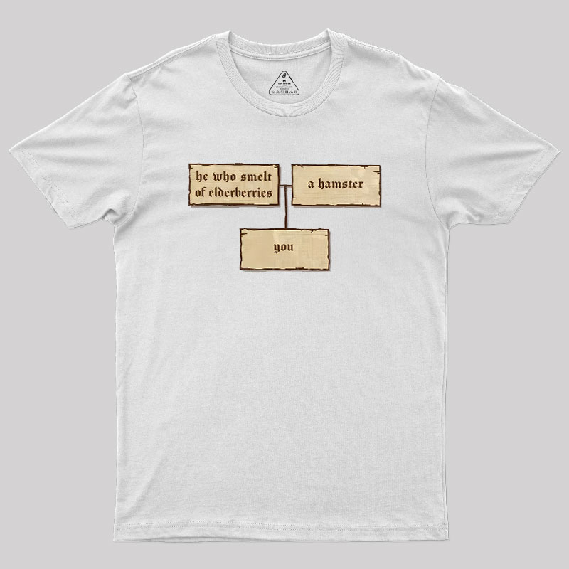 He Who Smelt of Elderberries Geek T-Shirt