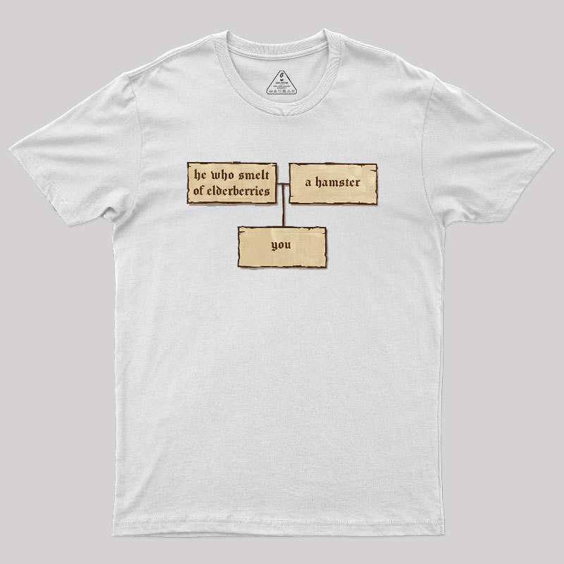 He Who Smelt of Elderberries Geek T-Shirt