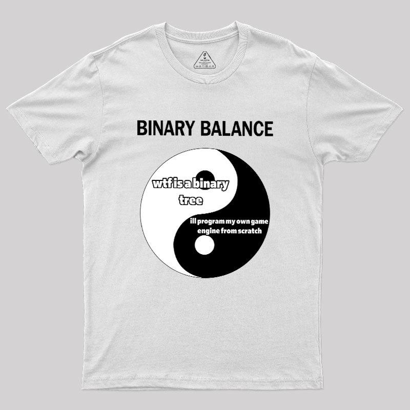 Binary Balance Geek T-Shirt