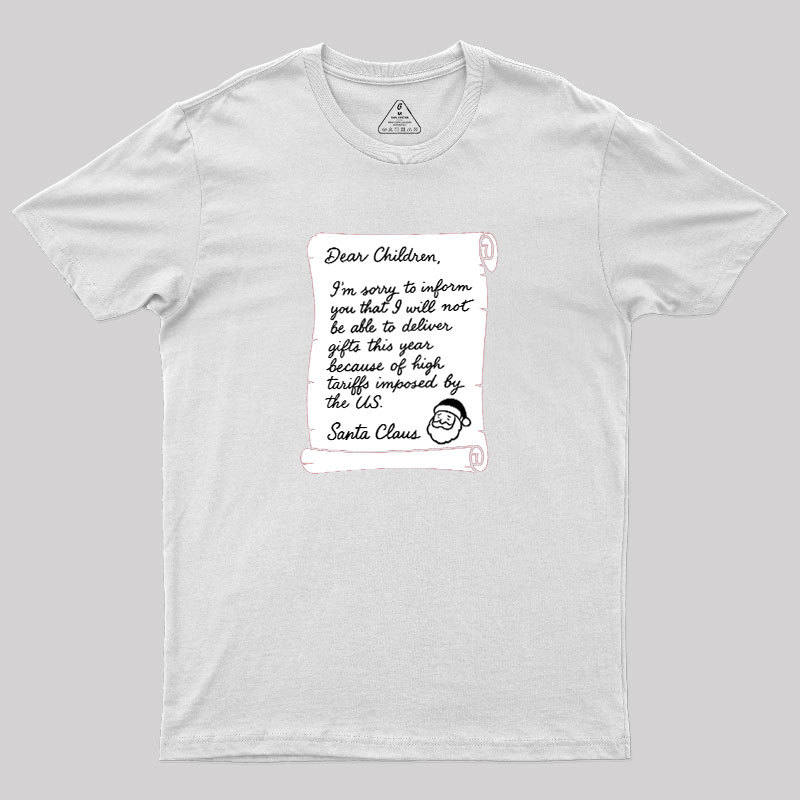 Christmas Letter Geek T-Shirt